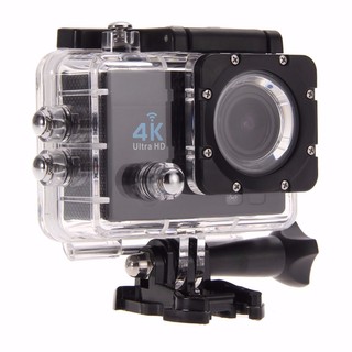 กล้องกันน้ำ/กันกระแทก WiFi New  HD 12MP Full HD 1080Pเลนส์  2.0 Action Camera Full Inch LCD Screen Sport DV Camera