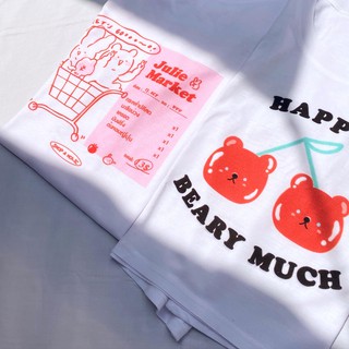 เสื้อยืด Happy Beary Much ความเรียบง่าย An Lee Tshirt