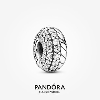 Pandora จี้รูปงู แบบคลิปหนีบ ของขวัญวันเกิด สําหรับสุภาพสตรี p825