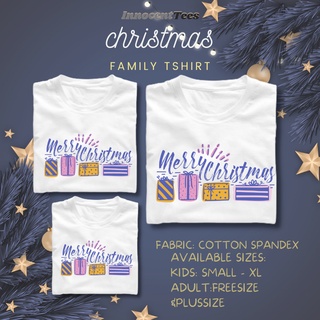 เสื้อยืดPURPLE MERRY CHRISTMAS TSHIRT |I  CHRISTMAS FAMILY TSHIRT || KIDS TO ADULT SIZES AVAILABLE 80