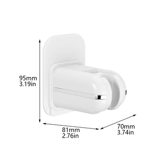 Home Wall Mounted Adjustable Handheld Bathroom Waterproof Accessories Self Adhesive Shower Head Holder