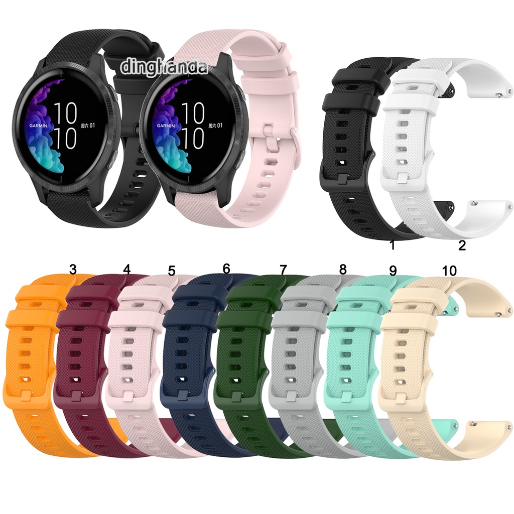 สายนาฬิกา ซิลิโคน สำหรับ Garmin Venu Sq 2 Venu 2 Plus