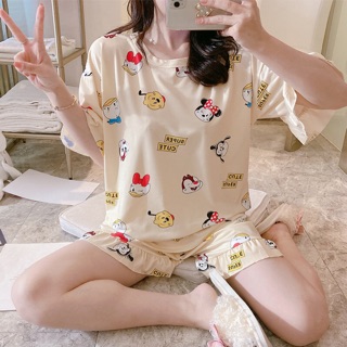 ชุดนอนสไตส์เกาหลีพร้อมส่ง