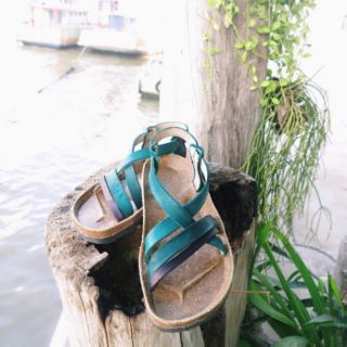 Leather Sandals ใส่ได้ทั้งแบบรัดส้นและรองเท้าแตะ