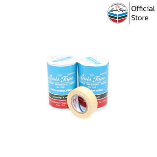 LOUIS TAPE เทปกาววาชิ 18 มม. X 18 ม. สีขาว (5 ม้วน/แพ็ค)