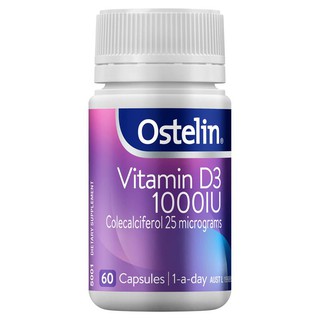 Ostelin Vitamin D3 1000IU 60 Capsules