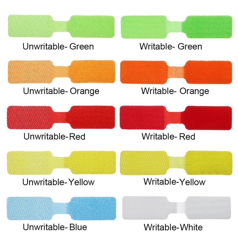 LY 5Pcs Colorful Nylon Cable Labels Cord Protector Electrical Cables ...