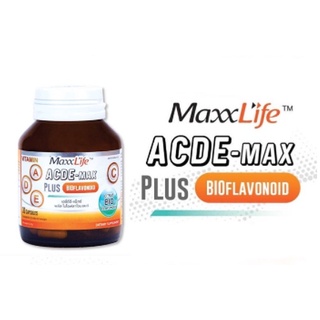 พร้อมส่ง Maxxlife แม็กซ์ไลฟ์ ACDE Max Plus Bioflavonoid 30แคปซูล ...