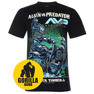 Gorilladumb เสื้อยืดลาย พรีเดเตอร์ เอเลี่ยน Alien Predator