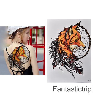 Fantastictrip สติกเกอร์รอยสักแฟชั่น ลายหุ่นยนต์ 3 d กันน้ํา สําหรับติดตกแต่งร่างกาย