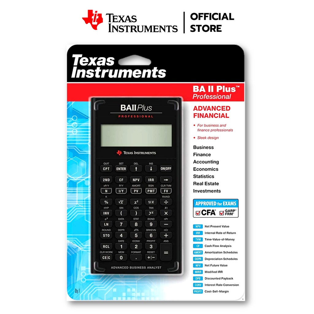 Texas instruments ba ii plus 2 