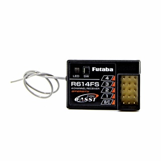 FUTABA R614FS FASST 2.4 GHz System 4-FASSTChannel Receiver (2.4 GHz FASST-C2) for 4PK รีซีฟเวอร์