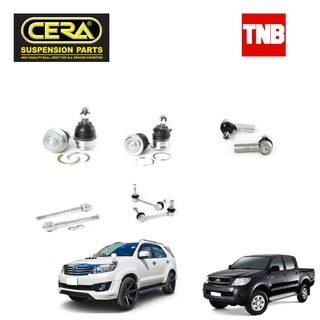 CERA ชุดลูกหมาก Toyota Vigo วีโก้ ยกสูง 4x2 และ 4x4 Fortuner ฟอร์จูนเนอร์ ปี 2004-2014