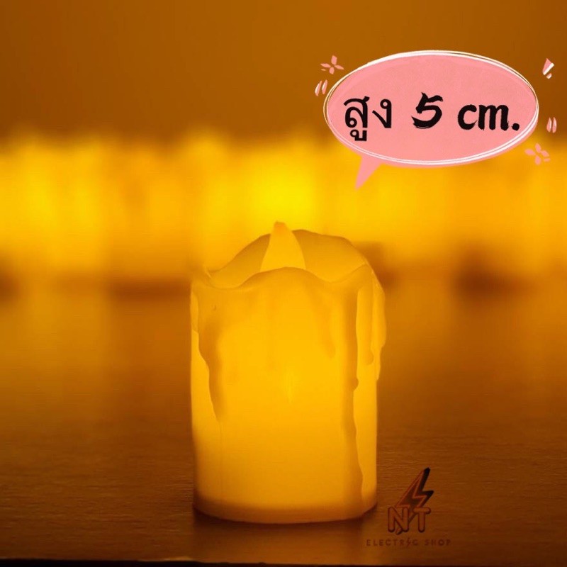เทียน LED เทียนปลอมใส่ถ่านสำหรับตกแต่งบ้าน,ไหว้พระ