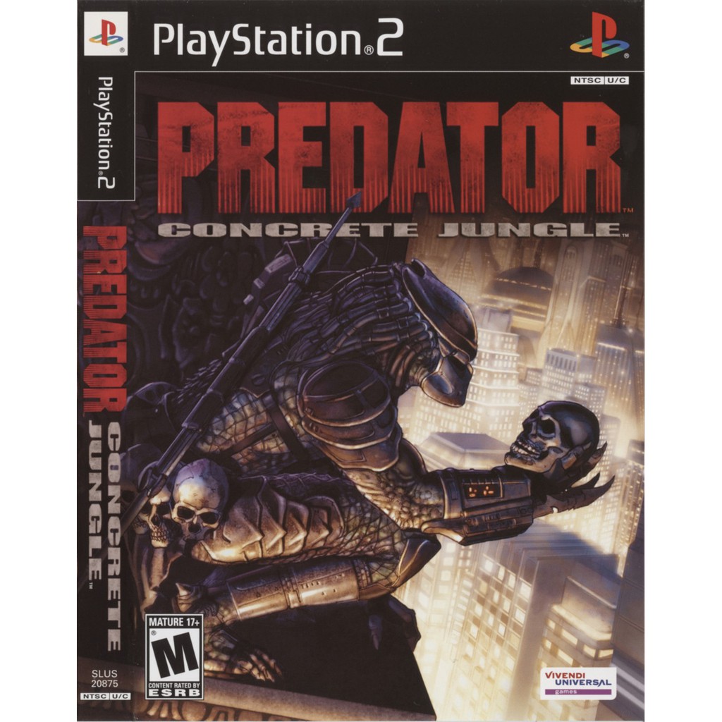 แผ่นเกมส์ Predator Concrete Jungle PS2 Playstation2 คุณภาพสูง ราคาถูก