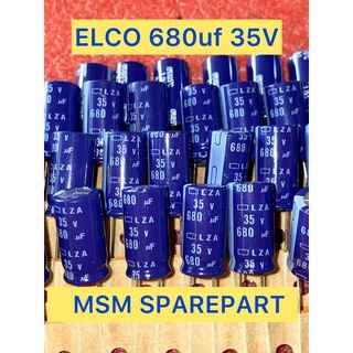 Elco 680uf 35V NIPPON เคมี