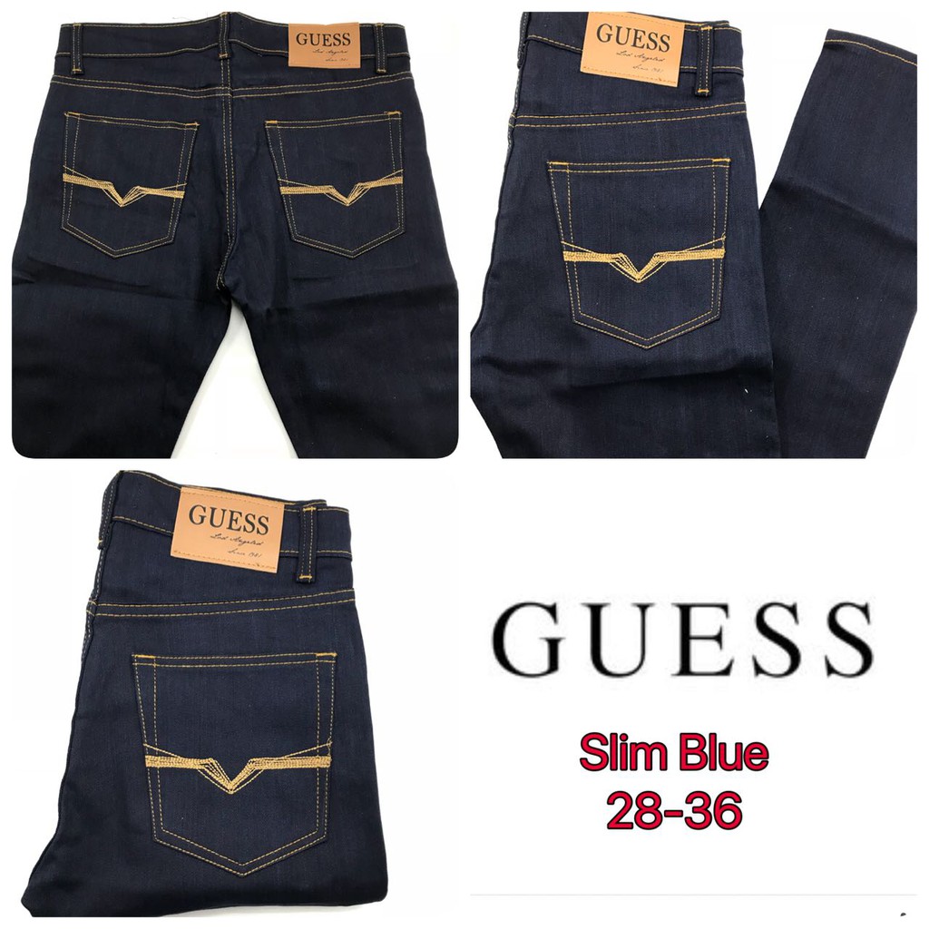 Guss Seluar Jeans Lelaki Cutting Slimfit Kain Bergetah