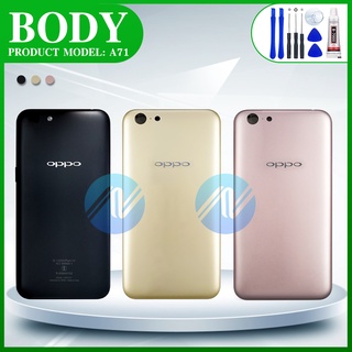 บอดี้ OPPO A71(2018) Body เคสกลาง+ฝาหลัง oppo A71(2018)