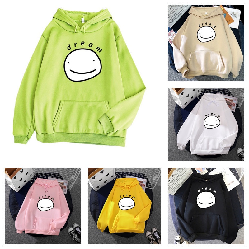 2021 New Fleece Hoodie ผู้ชาย Streetwear Cotton Pullover Dream Smp เสื้อกันหนาว Anime Smile Lil Peep คู่เสื้อผ้า 2021 Harajuku