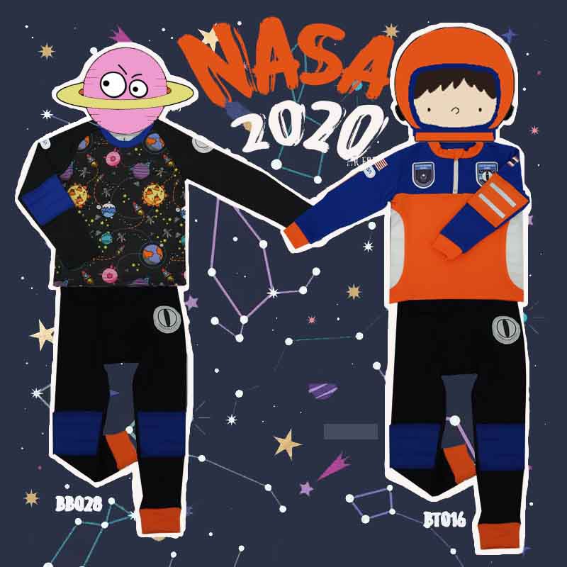 ชุดจักรยานเด็ก NASA Collection (แบบเลือกเสื้อและกางเกง)