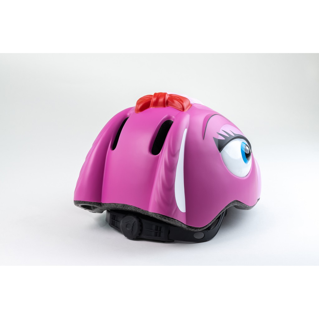 Crazy Stuff หมวกกันน็อคจักรยานสำหรับเด็ก ลายกระต่ายชมพู Pink Bunny (49-55 cm.)