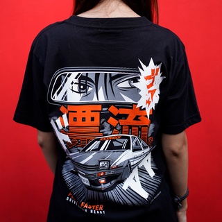 [COD]พร้อมส่ง 👺 เสื้อยืดแขนสั้น พิมพ์ลาย AE86S-5XL