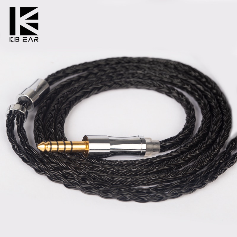 KBEAR Show 24 Core 5N Silver Plated OFC Upgrade Cable 336 Strands 2.5mm/3.5mm/4.4mm Plug Widely Comp