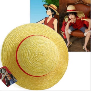 ขายดี หมวกฟาง คอสเพลย์ One Piece Monkey D Luffy โจรสลัด