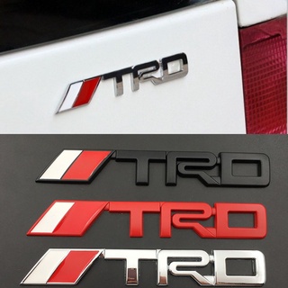 สติกเกอร์โลหะ ลายโลโก้ TRD 3D สําหรับติดตกแต่งรถยนต์ Toyota 1 ชิ้น