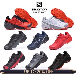 พร้อมส่ง Salomon MALAYSIA THE LATEST VERSION SPEEDCROSS 5 รองเท้าวิ่ง เดินป่า กลางแจ้ง สําหรับผู้ชาย และผู้หญิง