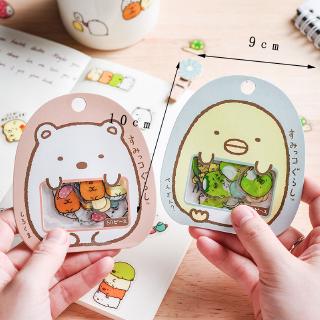 50 ชิ้น / ถุง น่ารัก สติกเกอร์น่ารัก สร้างสรรค์ โปร่งใส PVC สติกเกอร์แบน บัญชีแพ็คเกจ สติกเกอร์ไดอารี่