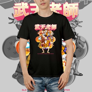 แขนสั้นcrew neckโมเดลฟิกเกอร์ อนิเมะ Dragon Ball Master Roshi Seven Ball S-XXXXL