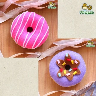 เซตชุดคิท DIY ทำตุ๊กตาโดนัท รวม 10 หน้า (Kit Set) ตุ๊กตาผ้าสักหลาด