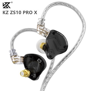 Kz ZS10 PRO X หูฟังอินเอียร์ แบบเหล็ก 10 วงแหวนเหล็ก