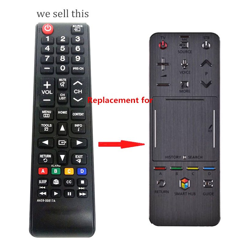 AA59-00817A รีโมทคอนโทรลสําหรับ Samsung 3d สมาร์ททีวี UA55F8000J UA46F6400AJ Touch Controller Remoto