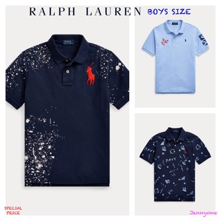 RALPH LAUREN COTTON MESH POLO ( BOYS SIZE 8-20 YEARS )