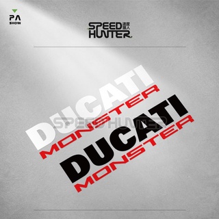 Jon Ducati Du Kadi Monster 696 795 797 821 1200 สติ๊กเกอร์สะท้อนแสงสําหรับติดตกแต่งรถยนต์ 08