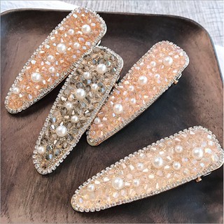 (พร้อมส่ง) กิ๊บติดผม คริสตัล สวยละมุนมากก งานนำเข้าอย่างดี สามารถติดออกงานได้เลย