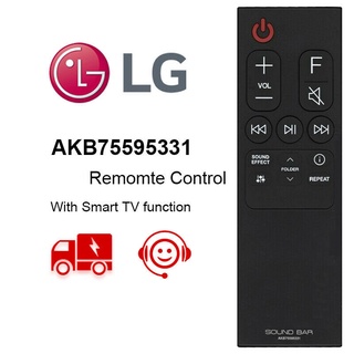 ใหม่ AKB75595331 รีโมตคอนโทรล สําหรับซาวด์บาร์ LG SL6Y SPL5B-W SN6Y SPN5B-W SL4