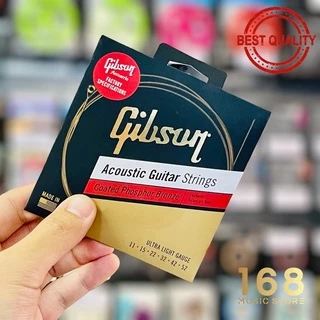 ครบชุด 🌈 Gibson สายเคลือบ Coated สายกีต้าร์โปร่ง และ สายกีต้าร์โปร่งไฟฟ้า เบอร์ 10 และ เบอร์ 11