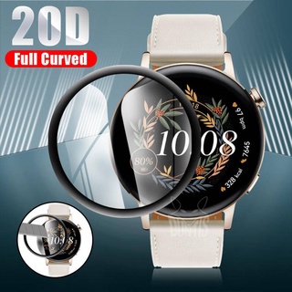 ฟิล์มกระจกนิรภัยกันรอยหน้าจอ 20D แบบโค้ง อุปกรณ์เสริม สําหรับ Huawei Watch 3 Pro GT2 2e 3 42 มม. 46 มม. GT Runner SmartWatch Huawei Honor Magic 2 42 มม. 46 มม. GS3