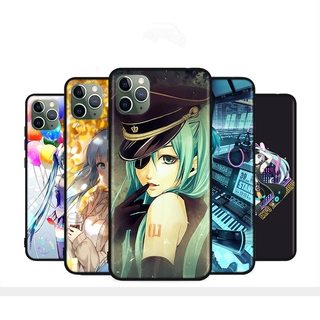 H-75 เคสโทรศัพท์มือถือ ซิลิโคนนุ่ม ลาย Hatsune Miku สําหรับ Xiaomi Mi Redmi Note 10S 10 Pro Max Lite