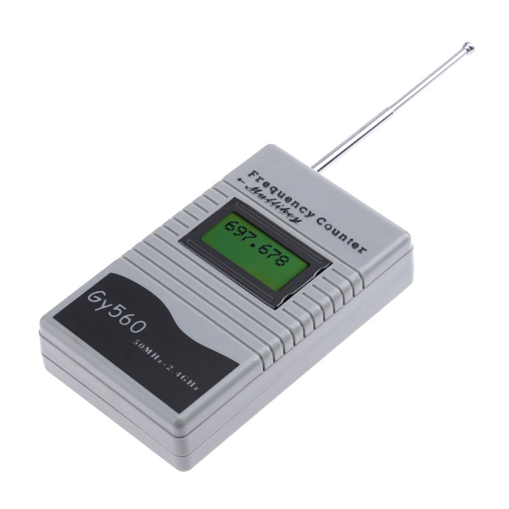 big - เครื่องนับความถี่ดิจิตอล 7 หลัก lcd สําหรับ two way radio transceiver gsm 50 mhz - 2 . 4 ghz