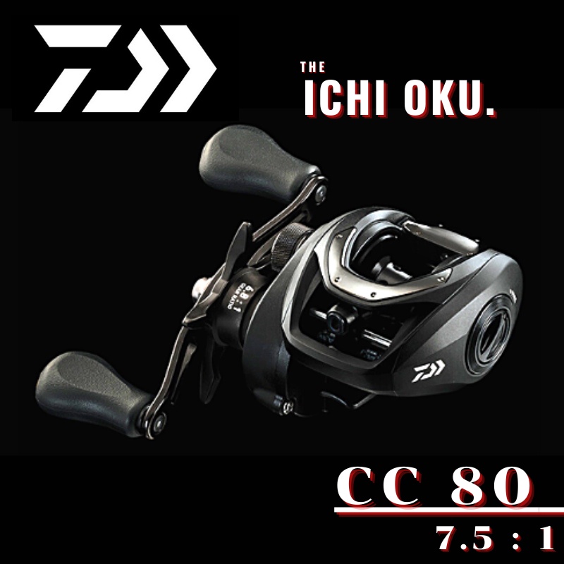 รอก รอกหยดน้ำ ตกปลา รอกตกปลา Daiwa CC80 ของแท้ รอบ 7.5 ของใหม่ DAIWA ...