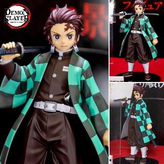 Figure ฟิกเกอร์ Model โมเดล จาก Kimetsu no Yaiba Demon Slayer ดาบพิฆาตอสูร Kamado Tanjirou คามาโดะ ทันจิโร่ ชุดกิโมโน