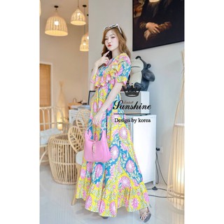 New!!! งานป้าย Maxi Dress แม็กซี่เดรสตัวยาวแสนสวย