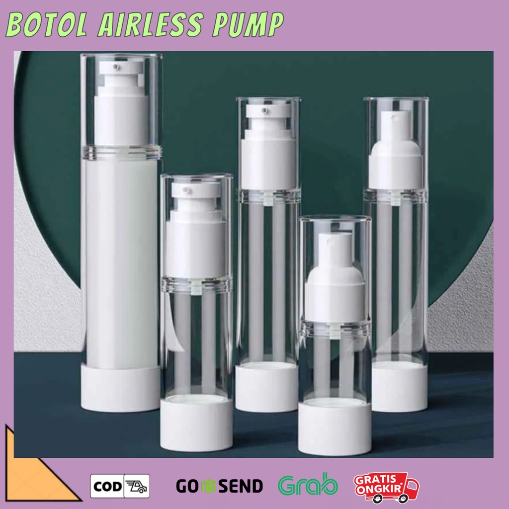 AIRLESS PUMP BOTTLE/ REFILL LOTION BOTTLE สําหรับ TRAVEL/ AIRLESS PUMP LOTION BOTTLE