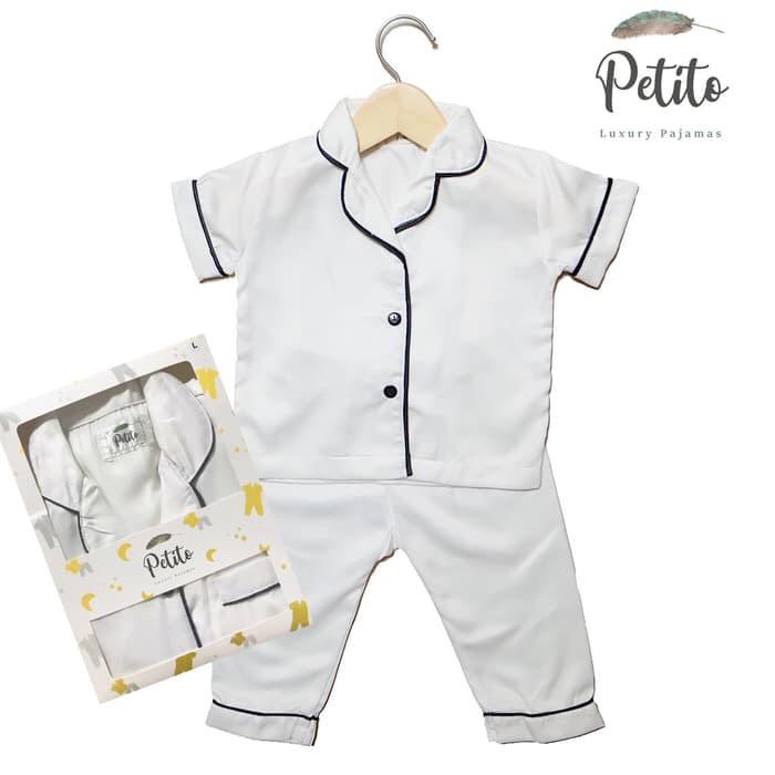 Petito Pyjamas ชุดนอนเด็ก / สีขาว