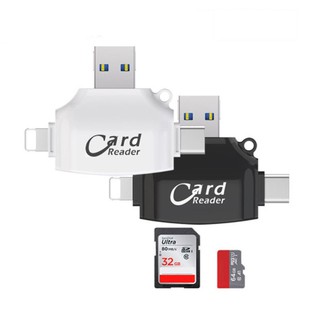 iDragon การ์ดรีดเดอร์ (3) อะแดปเตอร์การ์ดรีดเดอร์ SD Card Reader Micro SD OTG