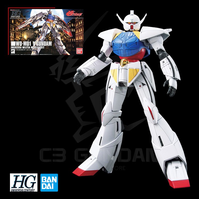 กันดั้มโมเดล BANDAI HG 177 1/144 WD-M01 TURN A GUNDAM HGUC GUNDAM UNIVERSAL CENTURY